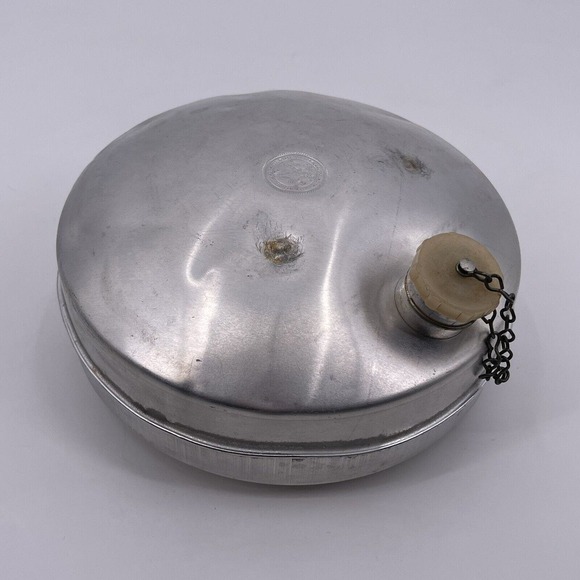 Vintage BSA Boy Scouts of America Aluminum Regal Round Canteen Dented Scratched - Picture 12 of 12